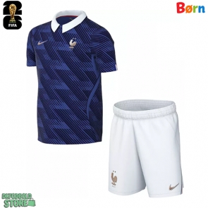 Frankrig Replika Babytøj Hjemmebanesæt Børn VM 2026 Kortærmet (+ Korte bukser)